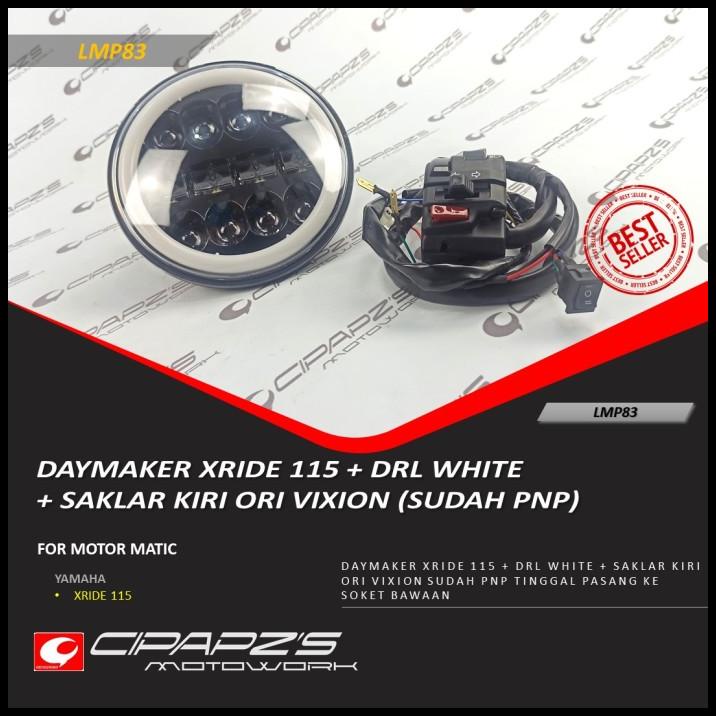 Lampu X Ride 115 Old Daymaker + Saklar Vixion