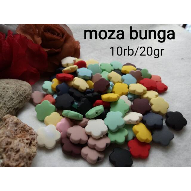 moza bunga/moza dop/monte moza/bahan craft/bahan bros