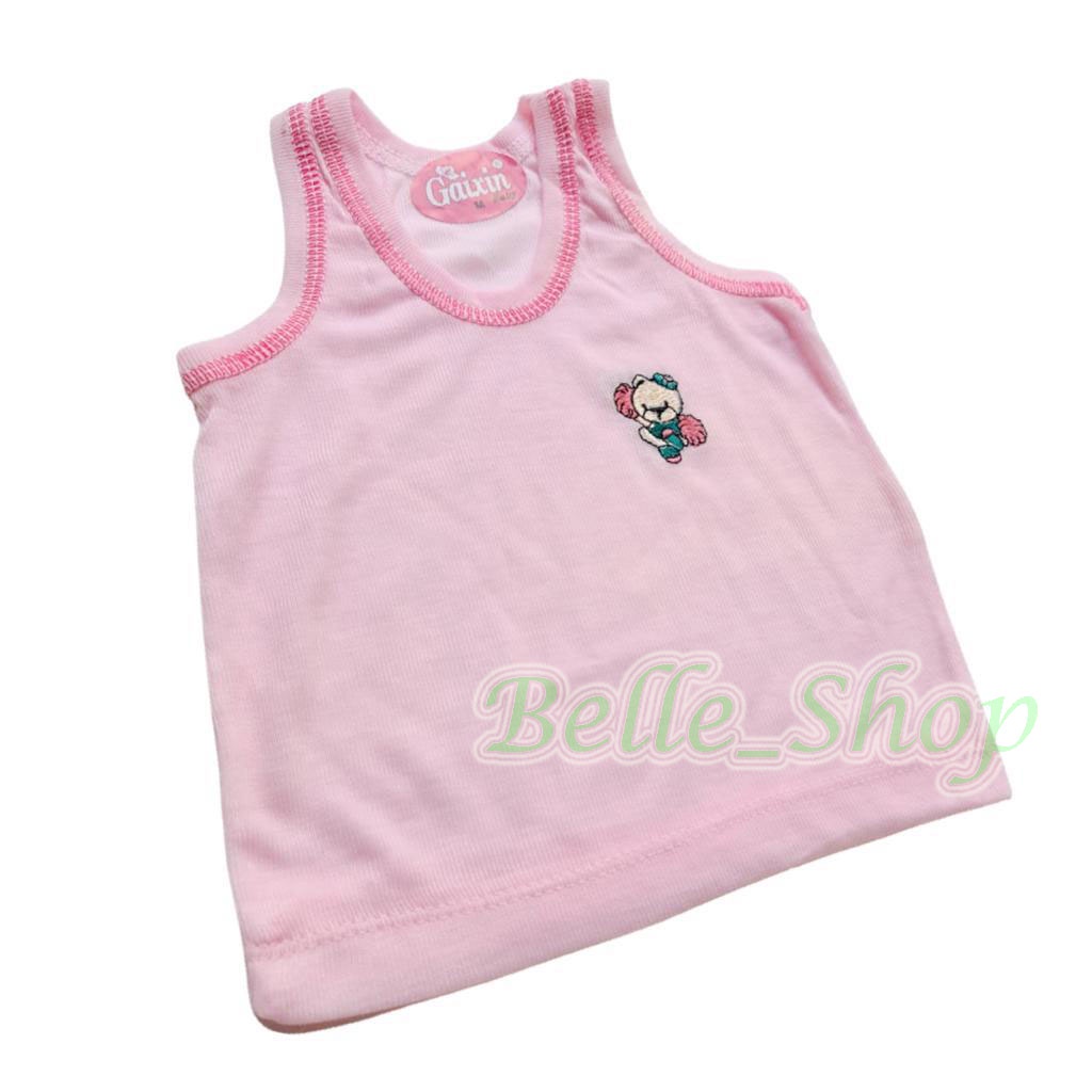 Singlet Anak Cewek Cowok Unisex Kaos Dalam Bordir Murah