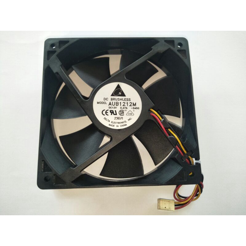 FAN Kipas DC 12V Delta 12cm 12x12x2.5 Rig Pwm