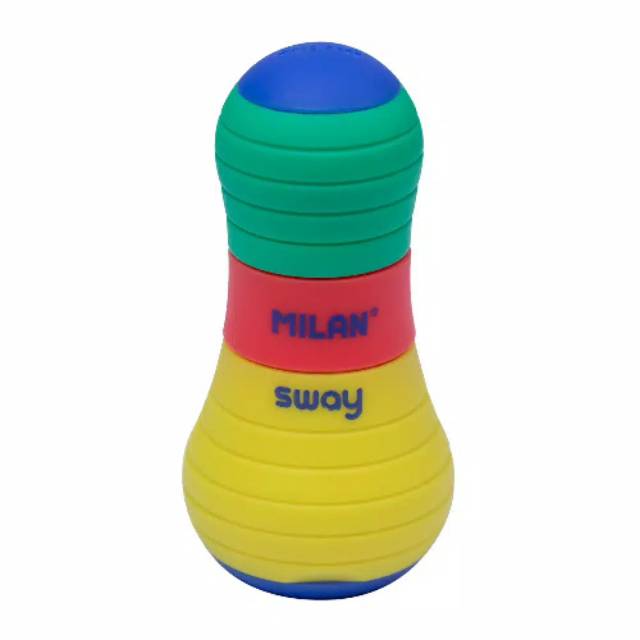 

Milan Sharpener + Eraser Sway Mix 47162 Green Yellow Mix (1 Pcs)