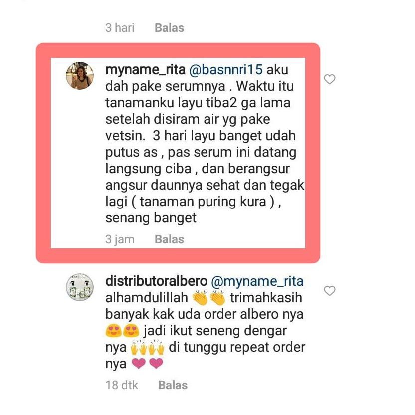 ➯ Albero plant growth serum - serum tanaman hias ❃