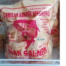 

Keripik singkong manis ikan salmon kemasan original 275 gram