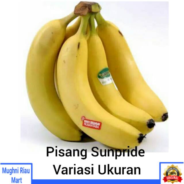 

Pisang Sunpride Variasi Ukuran - Buah Segar