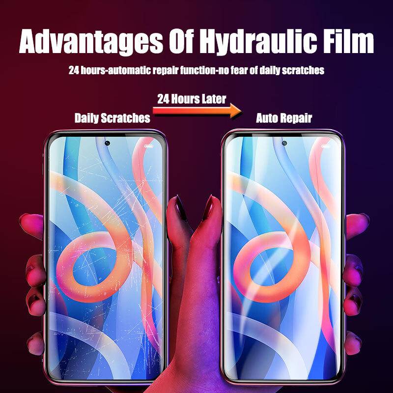 Film Pelindung Layar Hydrogel Blue Ray Untuk Xiaomi Redmi Note 10 10s Pro MAX 11s 11 Pro + HD Hydrogel 10