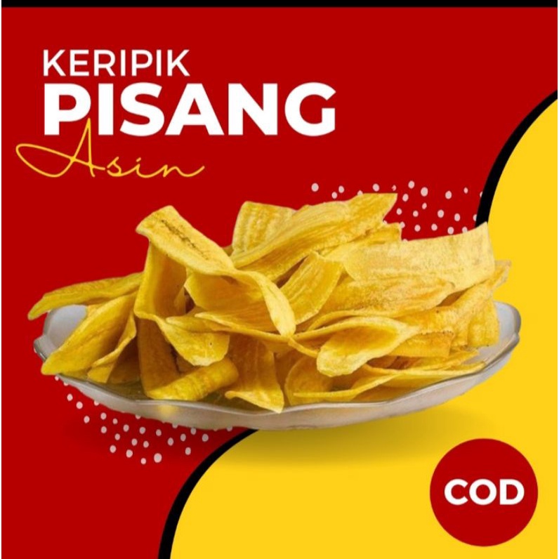 

keripik pisang asin manis gurih renyah coklat vanila 250gr