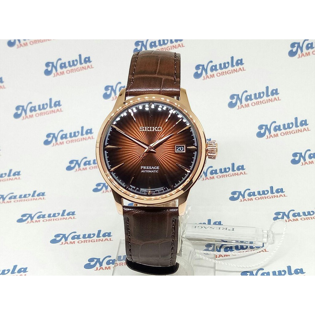 Seiko Presage Cocktail SRPB46J1 Rose Gold - Jam Tangan Pria SRPB46