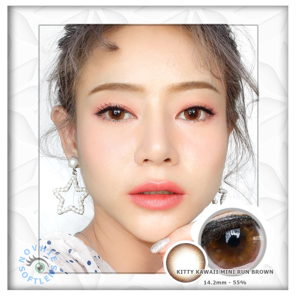 

SOFTLENS KITTY KAWAII MINI RUN BROWN