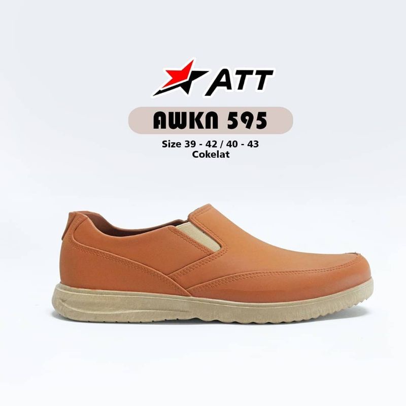 SEPATU PANTOFEL PRIA KARET SEPATU PRIA KARET PRO ATT AWKN 595 SEPATU SLIP ON PRIA