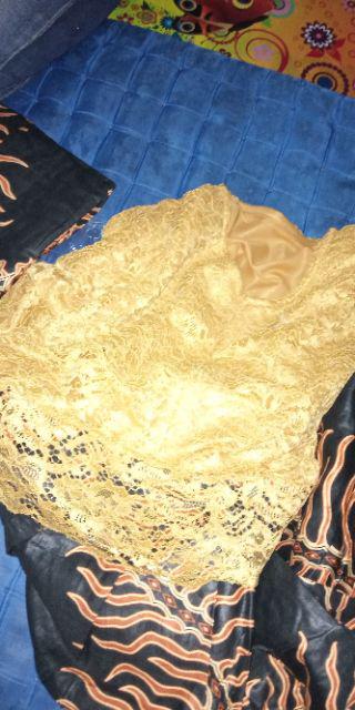 Zola_batik Batik Couple Gamis Brokat Luna Barack - 2595 - Kelabang Ranting