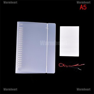  Cover  File Binder Ukuran  A4  A5 A7 Dapat Diisi Ulang Warna 