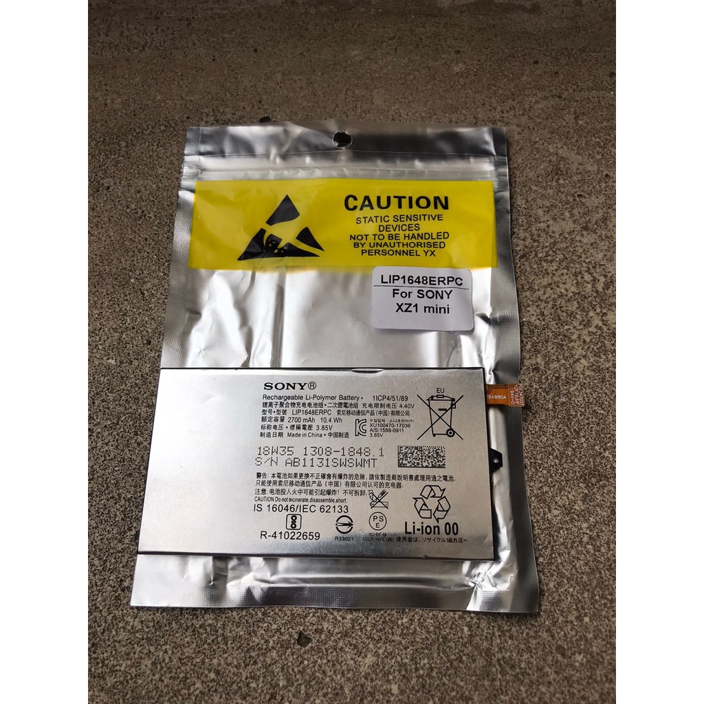 Battery SONY LIP1648ERPC ORI / Baterai SONY XPERIA XZ1 MINI