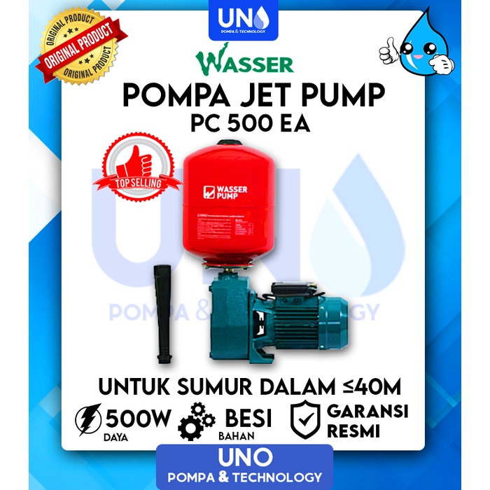 Pompa air Wasser PC 500 EA (Complete Set)