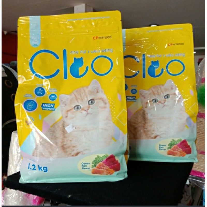 cleo kitten 1,2 kg frespack makanan anak kucing