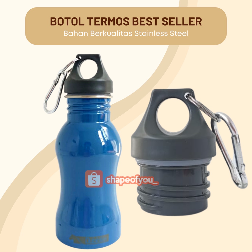 Botol Minum Anak Sekolah Termos Stainless Steel Tumblr 350ml Dubblin H