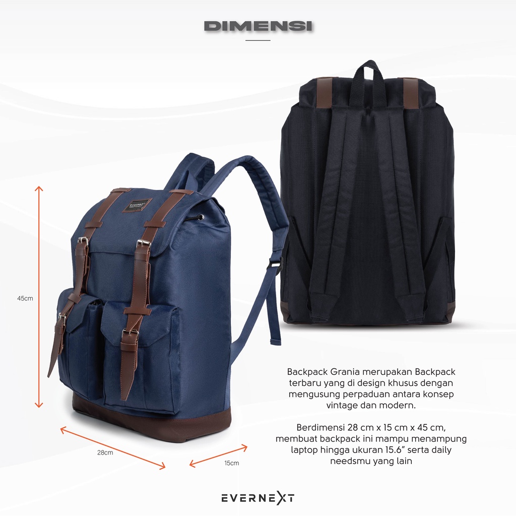 Tas Ransel Laptop Wanita Tas Punggung Backpack Laptop Premium