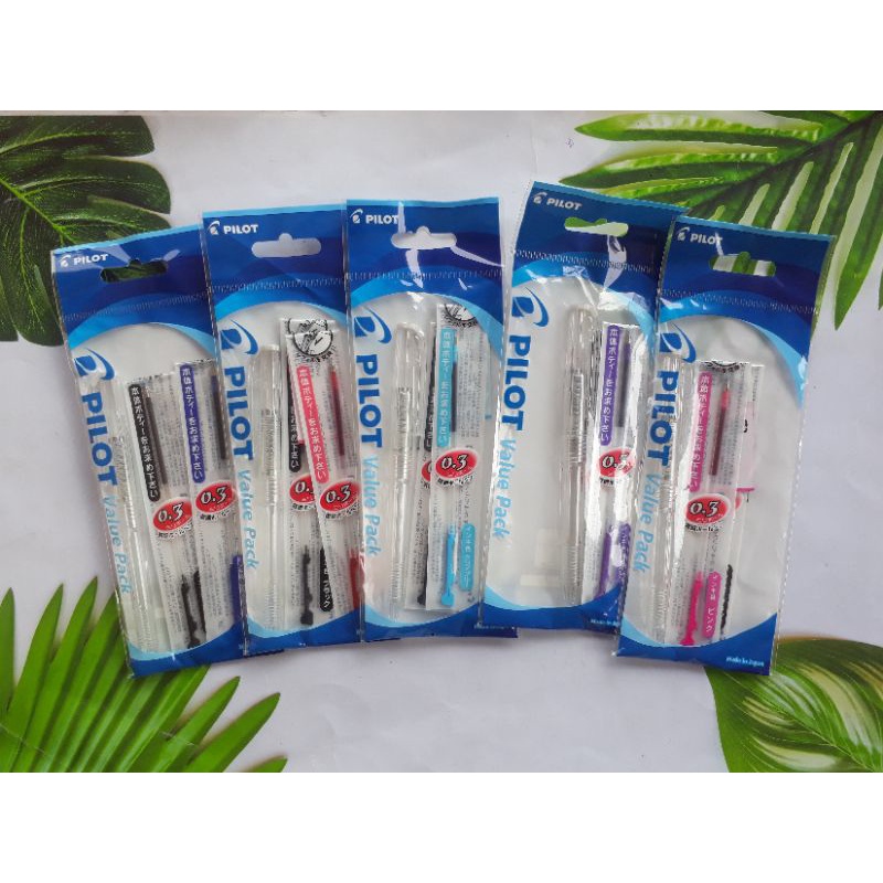 

Pilot Value Pack Bundling Wadah Pulpen Hi-Tec C Coleto dan 2 Tinta Set