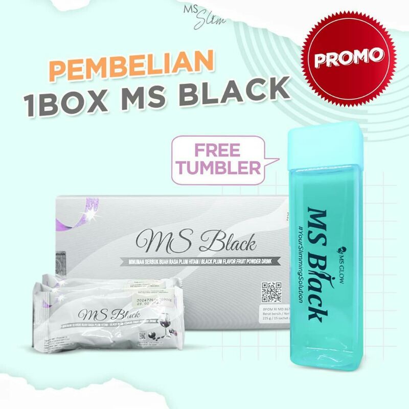 

MS BLACK [Minuman Pelangsing Badan] ORIGINAL 100% AMPUH