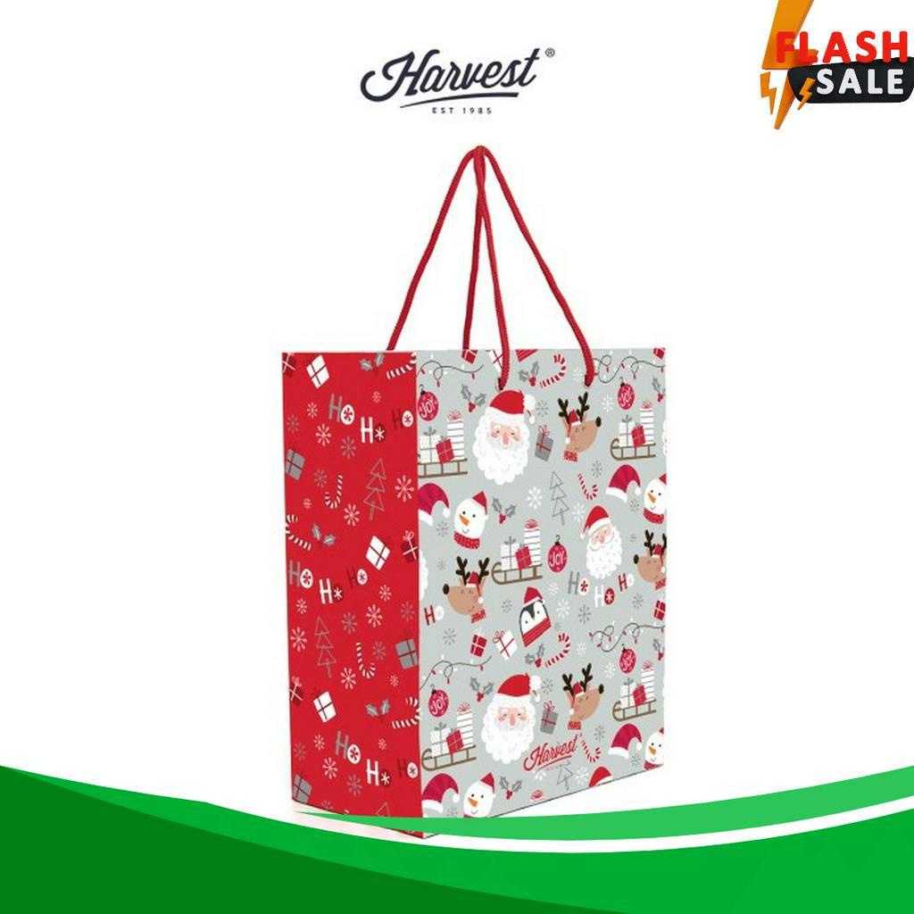 

RAIH DISKON Paper Bag Natal Christmas Harvest Xmas Carol Santa Friends
