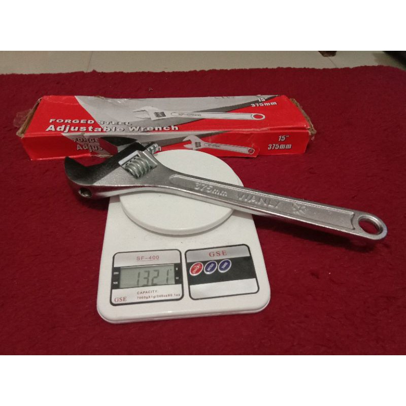 Kunci Inggris 15 inch / Kunci Bago / Adjustable Wrench