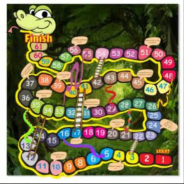 Permainan edukasi Ular Tangga Raksasa/mainan anak