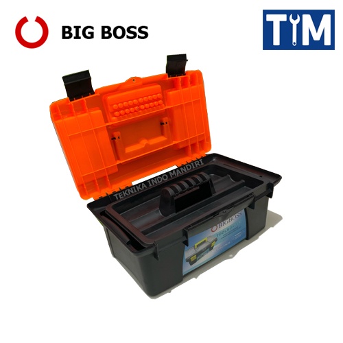 BIG BOSS Tool Box Plastik 16 INCH / Kotak Perkakas / Toolbox 16&quot;