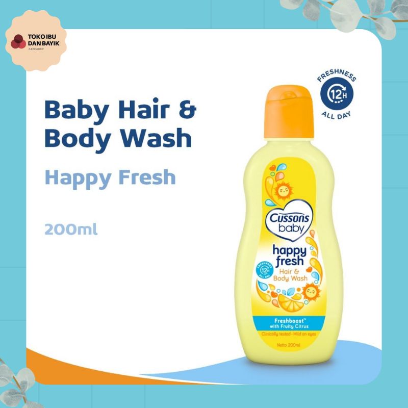 Cusson baby hair &amp; body wash Happy Fresh