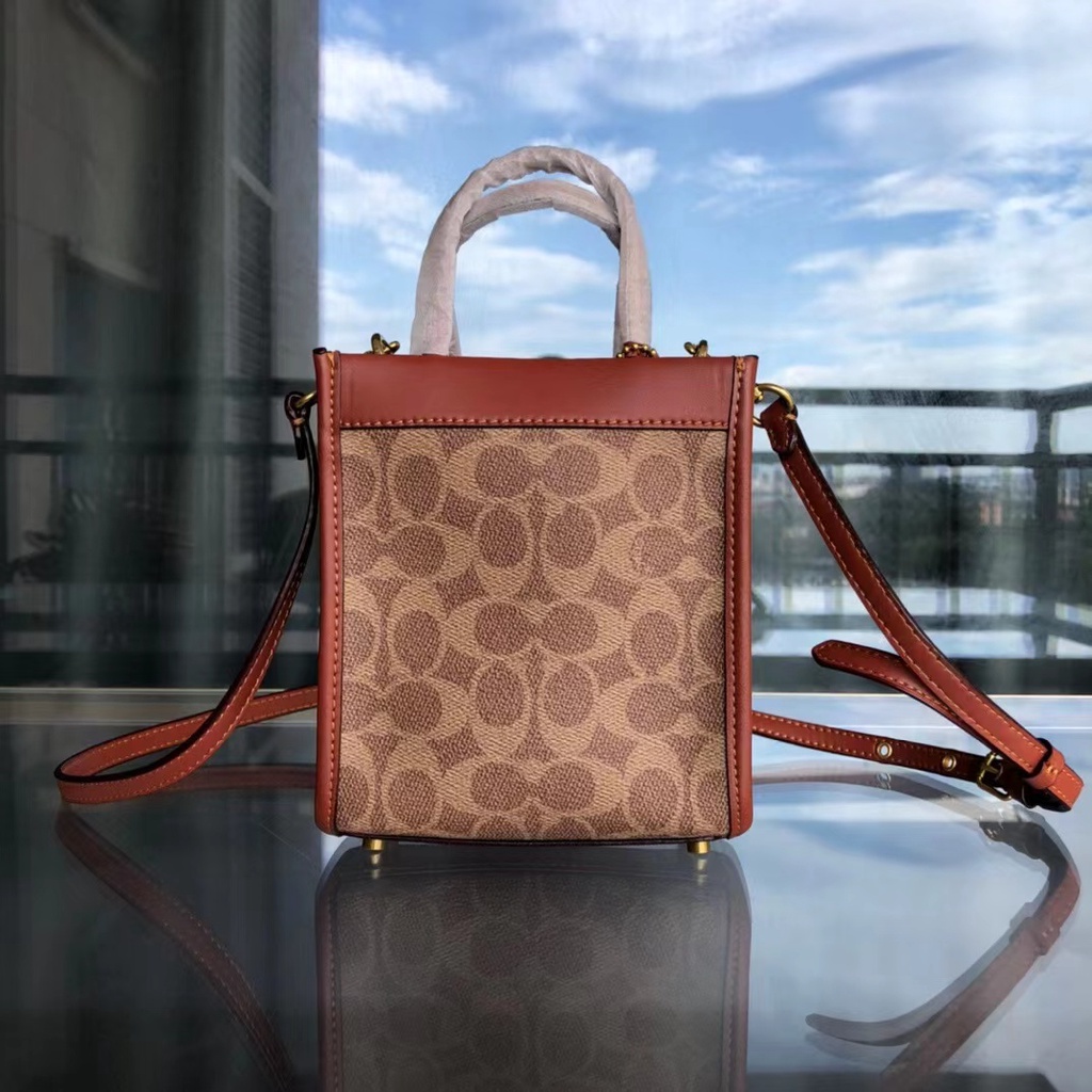 coach 5277 Mini Cashin tote Handbag Shoulder Bag Messenger Bag