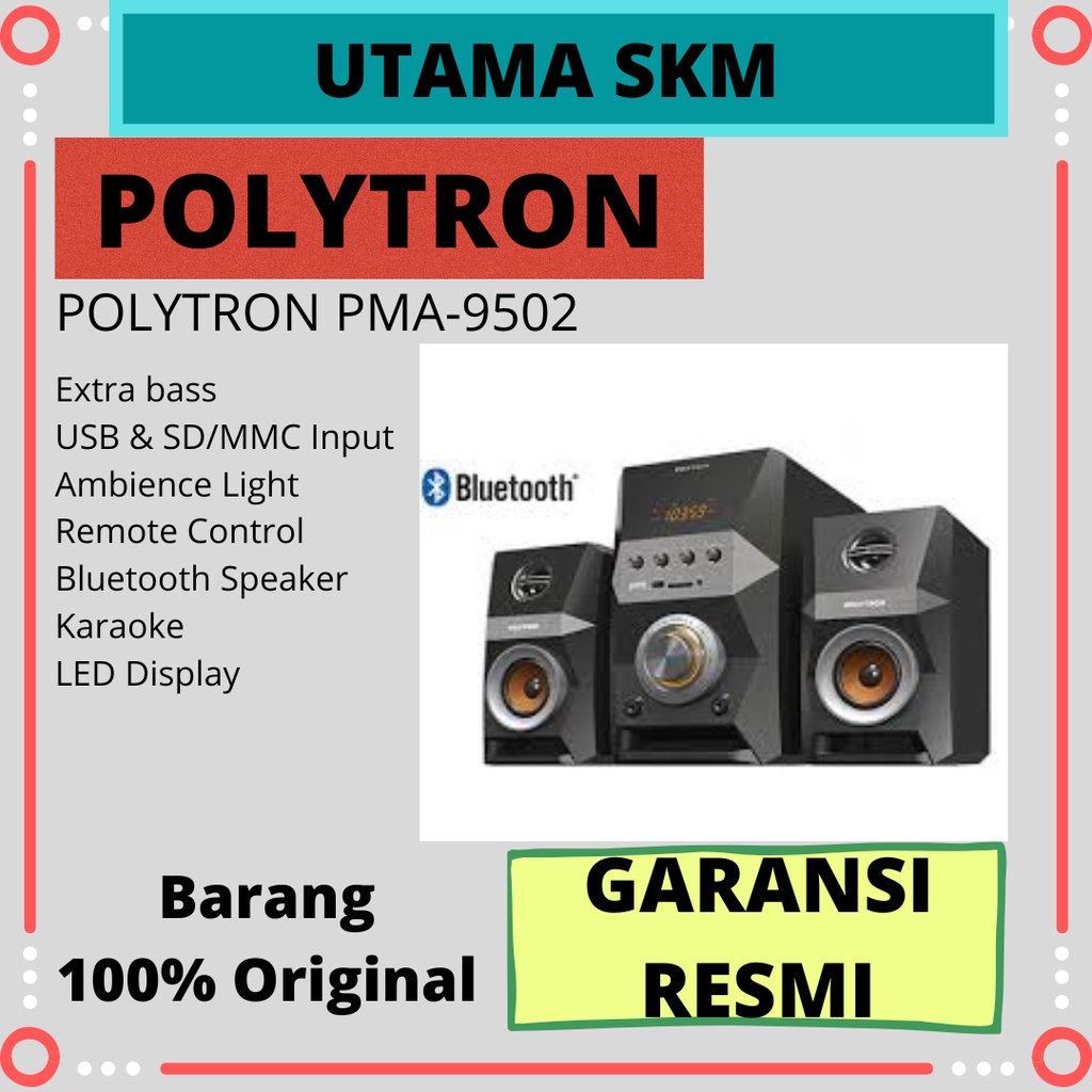 Polytron Multimedia Audio /Speaker Polytron PMA 9502
