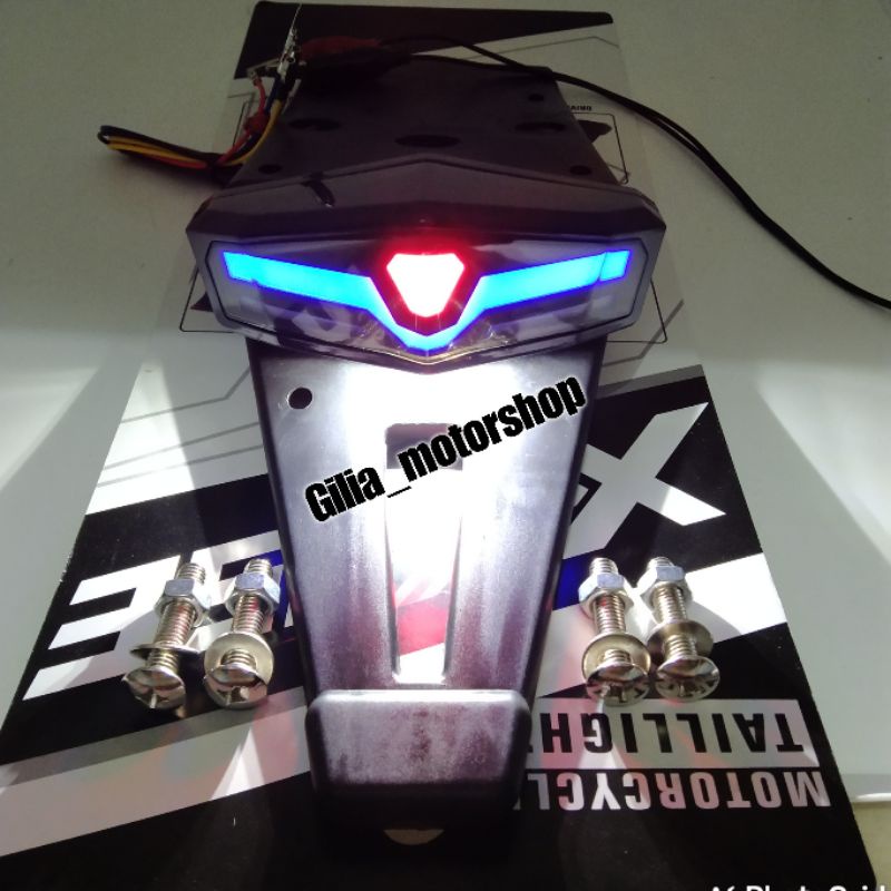 LAMPU STOP BELAKANG PLUS SEN LED KLX BUNTUT KLX MODEL TRANSFORMER KLX RX KING R15 R25 CBR