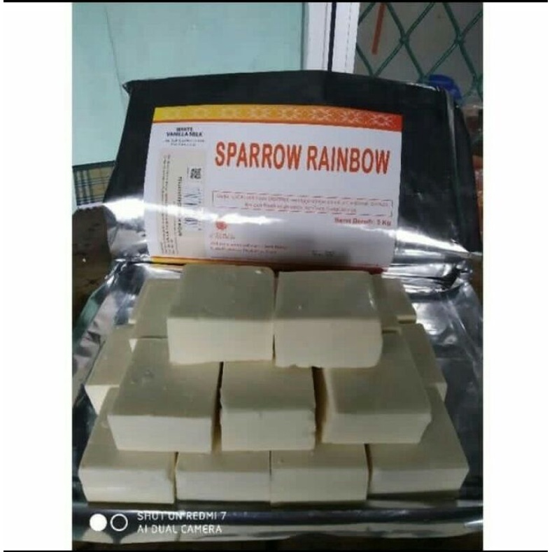 

Coklat block putih sparrow kurleb 250gr