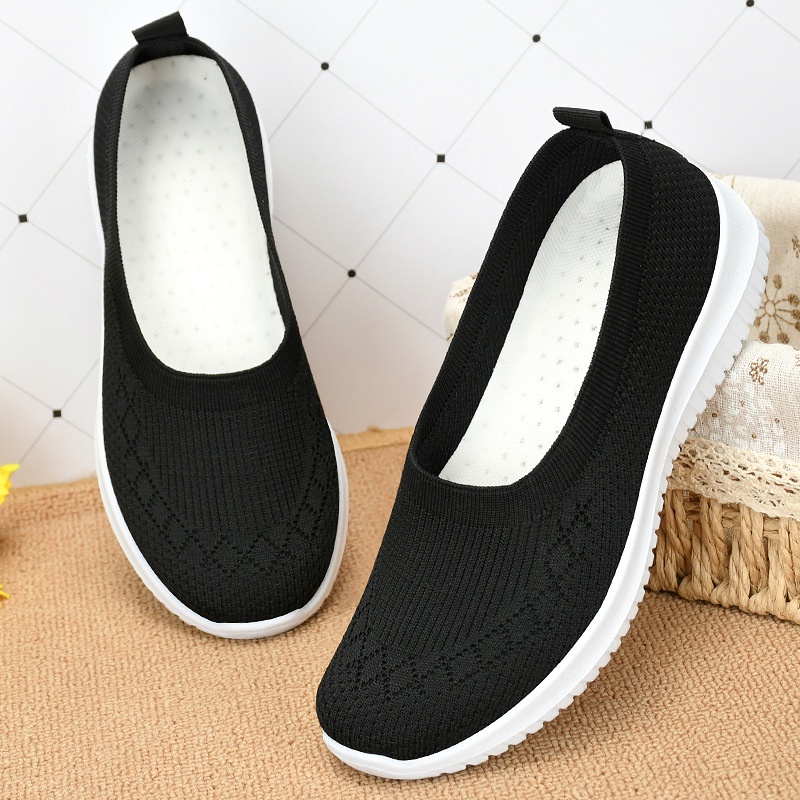 TBIG [COD] Sepatu Slip On ELENASHOES Import Shoes Wanita Sepatu Korea Style Sekolah Kuliah