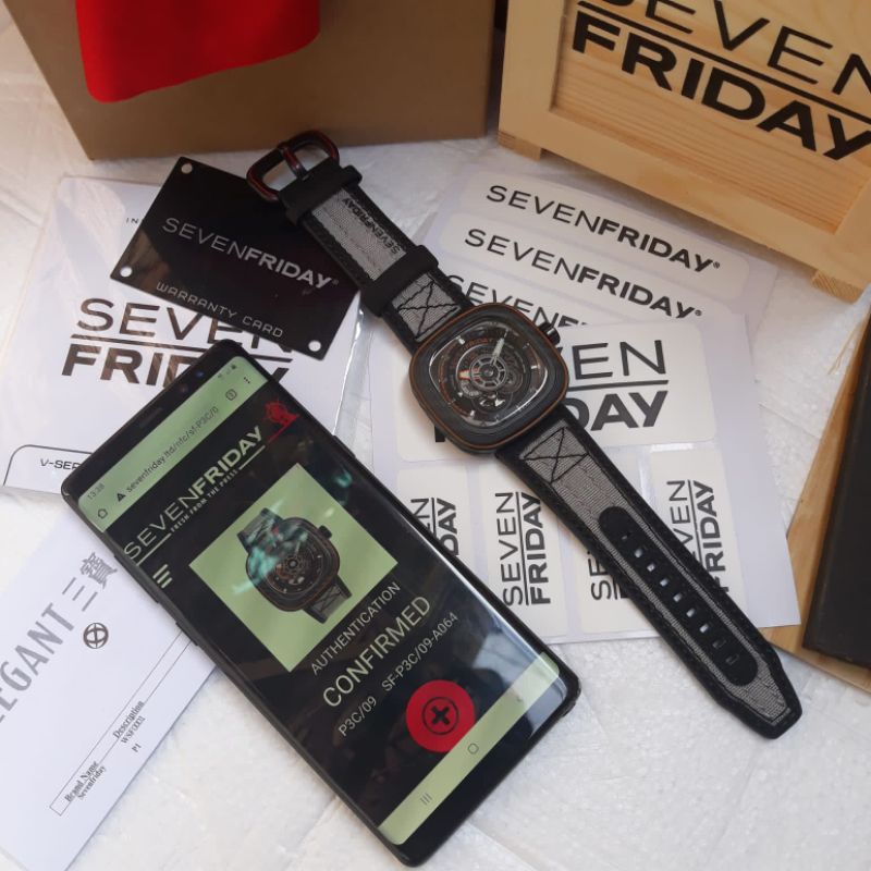Jam Pria Sevenfriday SF P3C/09 Automatic Original