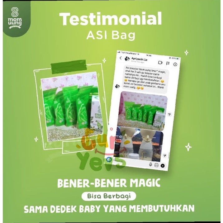 MOMUUNG KANTONG ASI MOM UUNG ASI BAG 100ML BPA FREE PURWOKERTO BANYUMAS