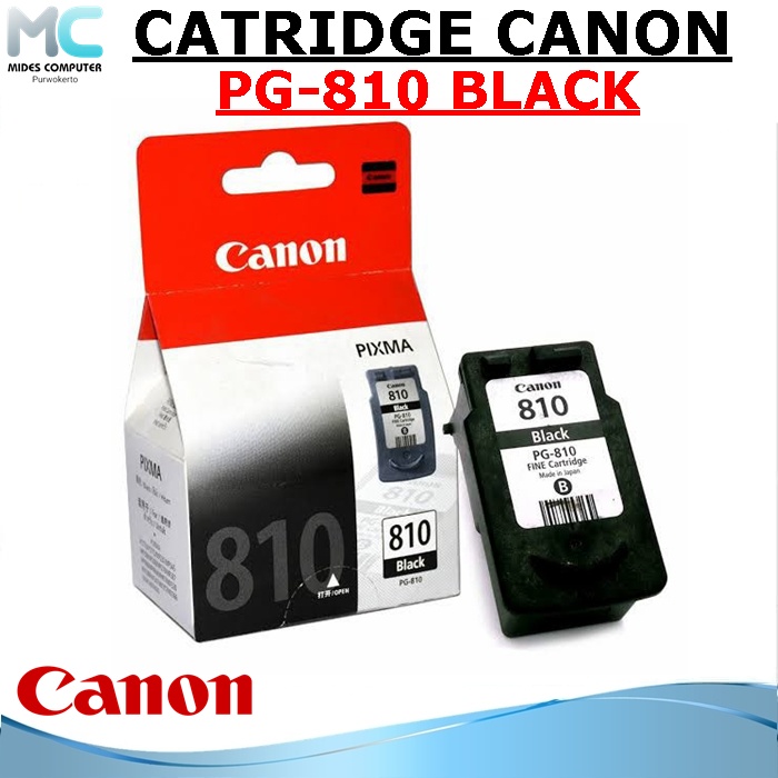 TINTA catridge Canon PG-810 Black - ORIGINAL