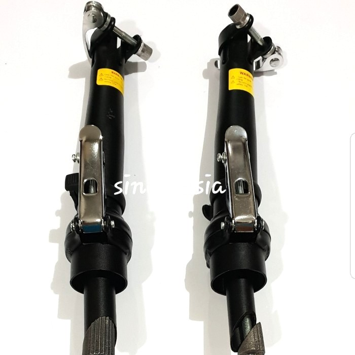 Handle stem sepeda lipat, handel stem lipat, dudukan tiang ( Steel)