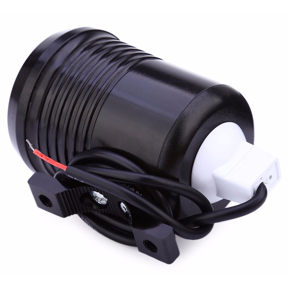 Lampu Tembak Motor LED High Low Beam 1200 Lumens 30W - U2 - Black