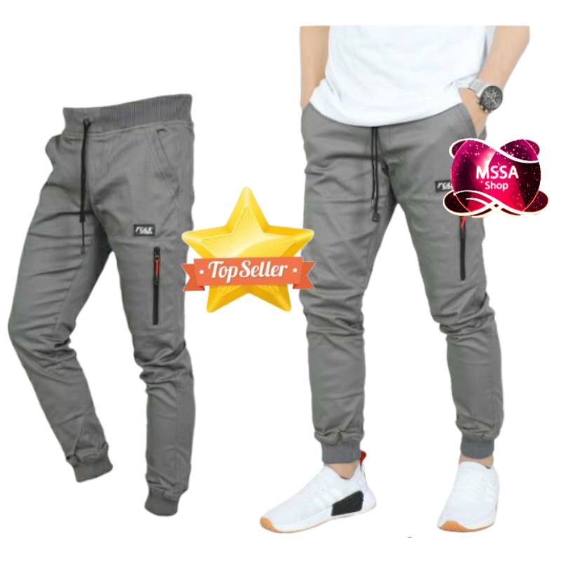 Promo Outfit Celana Panjang Jogger Chinos Pria Wanita Terbaru PREMIUM QUALITY cod