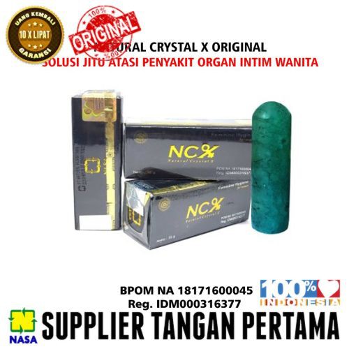 Diskon NCX NASA Natural Crystal X Cristal X Kristal X Pembersih Kewanitaan  dan Gurah Vagina