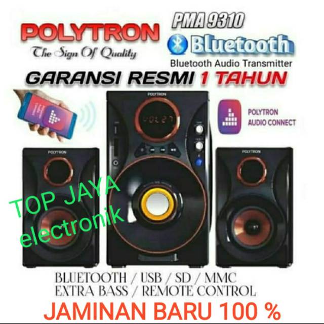 SPEAKER MULTIMEDIA POLYTRON PMA 9310/SPEAKER AKTIF POLYTRON PMA 9310 BARU BERGARANSI RESMI