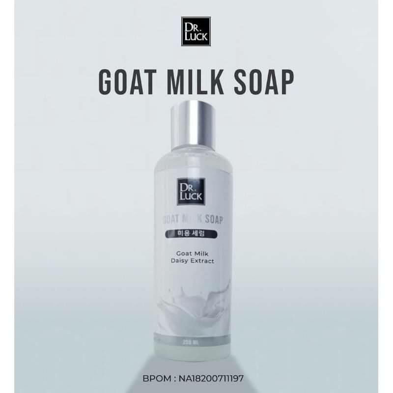 Kulit Halus Mulus_dr LUCK Goat Milk Soap_Sabun mandi Cair dari Susu Kambing Terbaik