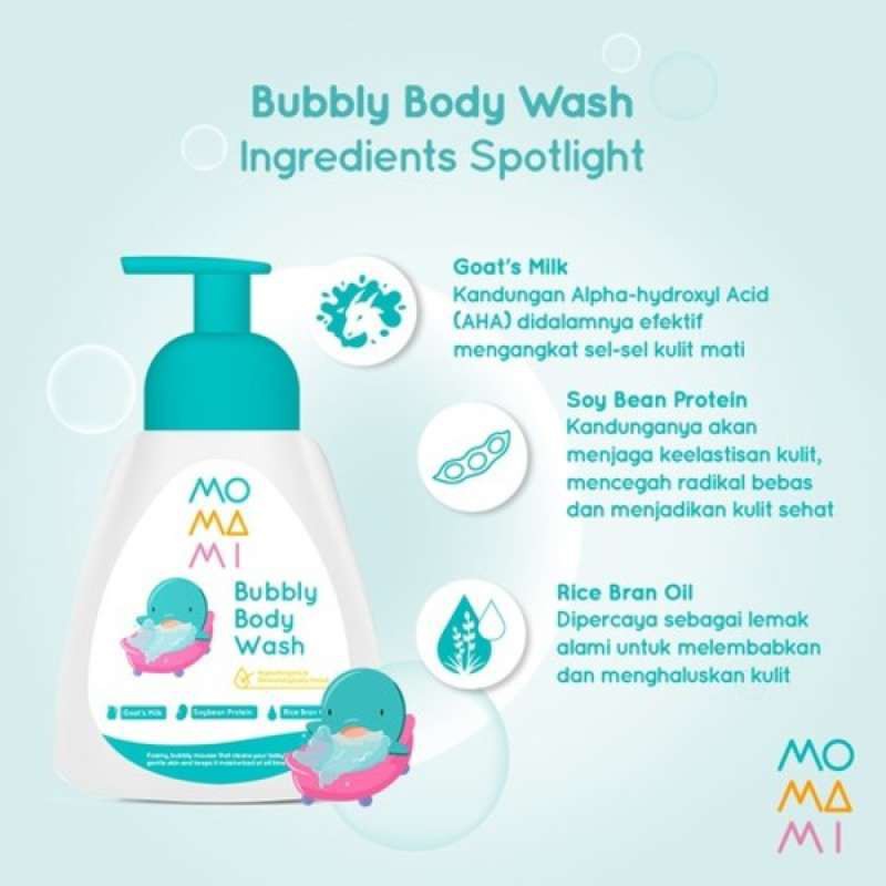 Momami Baby Bath Foam 250ml / Sabun Bayi