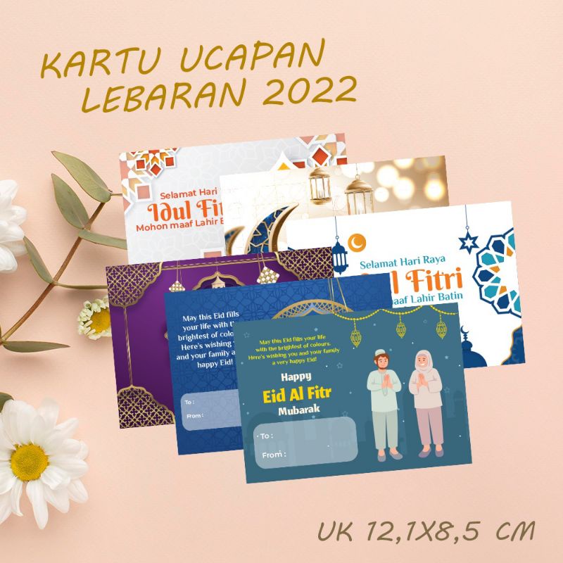 Jual KARTU UCAPAN LEBARAN/GREETING CARD/IDUL FITRI/LEBARAN/UCAPAN