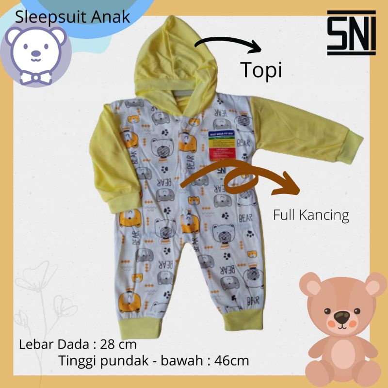 Sleepsuit Anak Pip Mim SNI