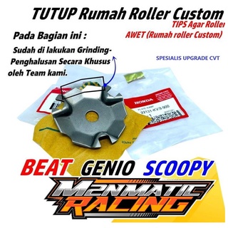 Jual Tutup Rumah Roller Beat Fi Original Honda Custom Bubut Plate Ramp