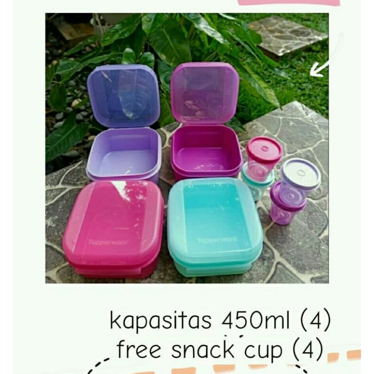 tupperware mini signature / wadah tupperware murah ada hadiah
