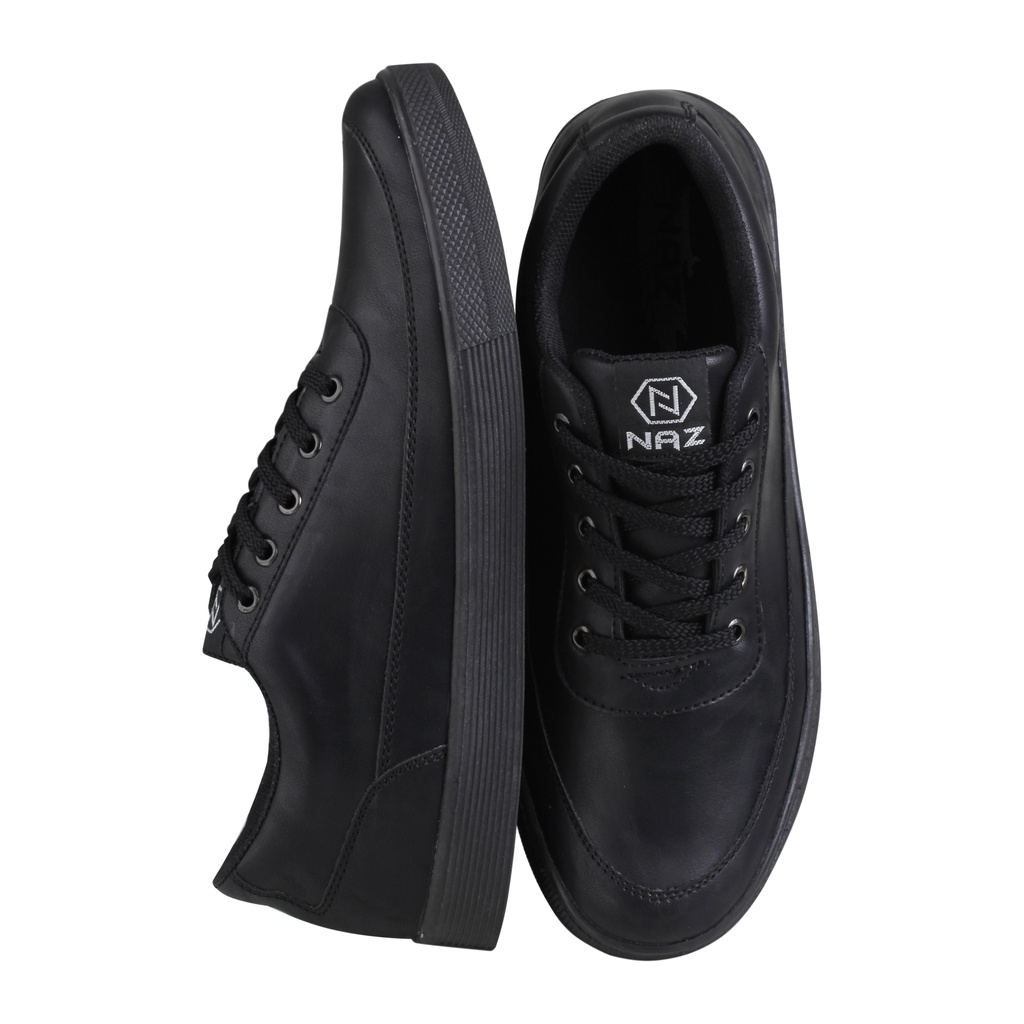 DEDRICK FULL BLACK (NAZ) - Sepatu Sneakers Pria Casual Unisex Original