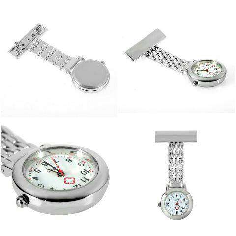 Jam Saku / Bros Medis Perawat Dokter Stainless Steel