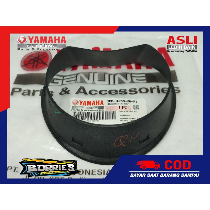 COVER RING TUTUP SPEEDOMETER KILOMETER NMAX N MAX ABU GELAP ORIGINAL YAMAHA YGP ASLI 2DP-H3559-00-P1