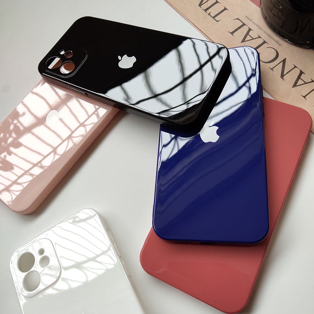 Casing Soft Case Silikon Warna Polos Untuk IPhone 11 / 12 / 13 XsMax / XR / X